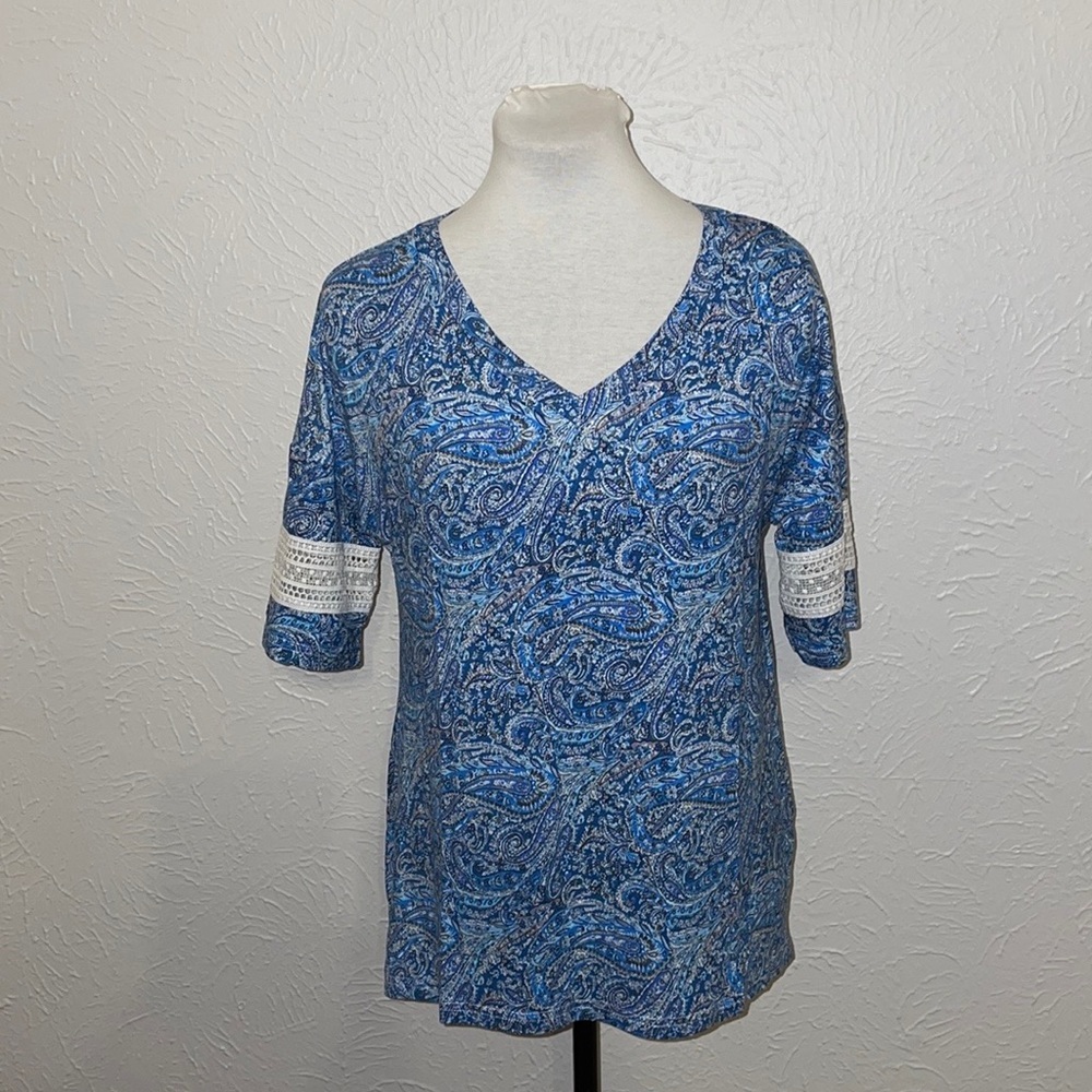 Feiersi Boutique Clothing Blue Paisley Print